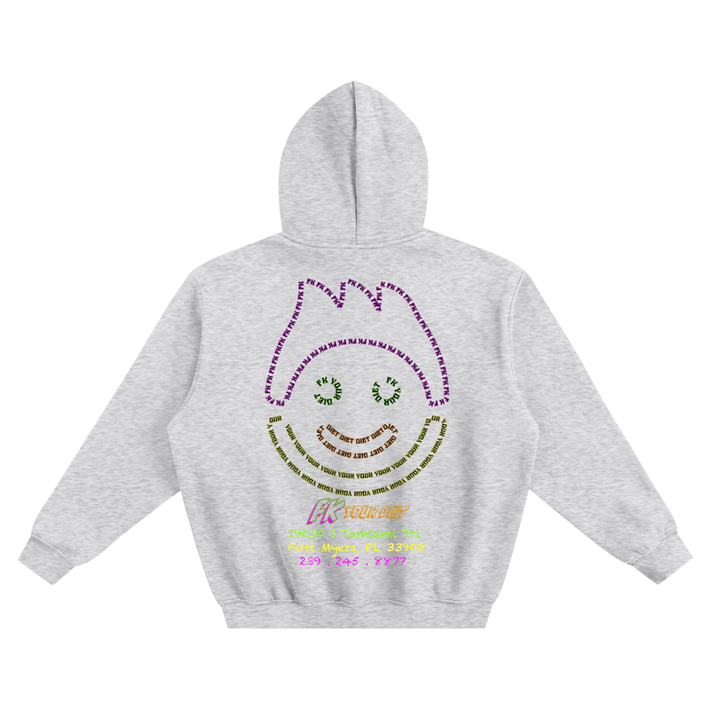OG Full-Belly Smiley - Fleece Hoodie