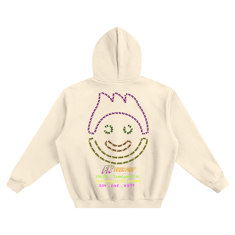 OG Full-Belly Smiley - Fleece Hoodie