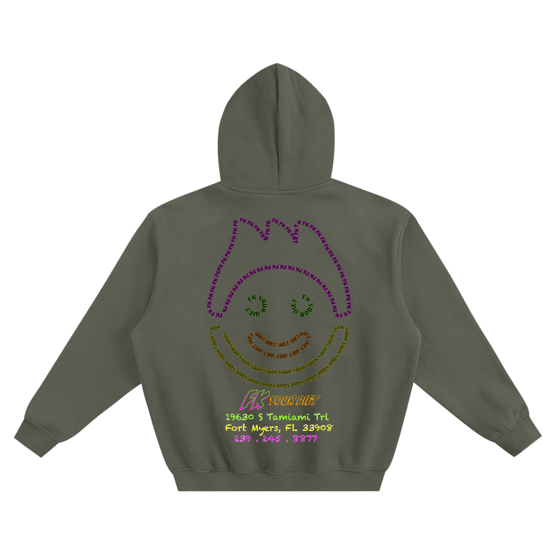 OG Full-Belly Smiley - Fleece Hoodie